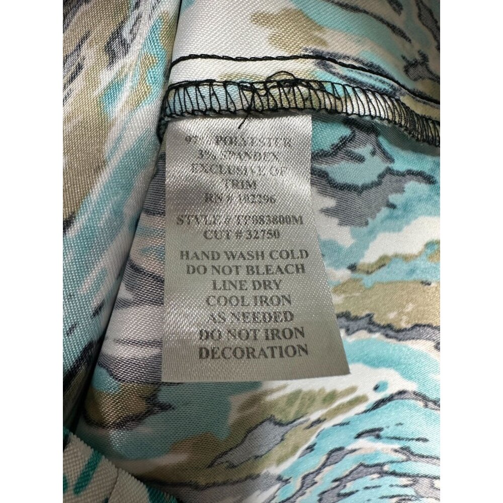 Connected Apparel Beaded Neckline Sleeveless Aztec Print Dress size 6‎ - Picture 3 of 7